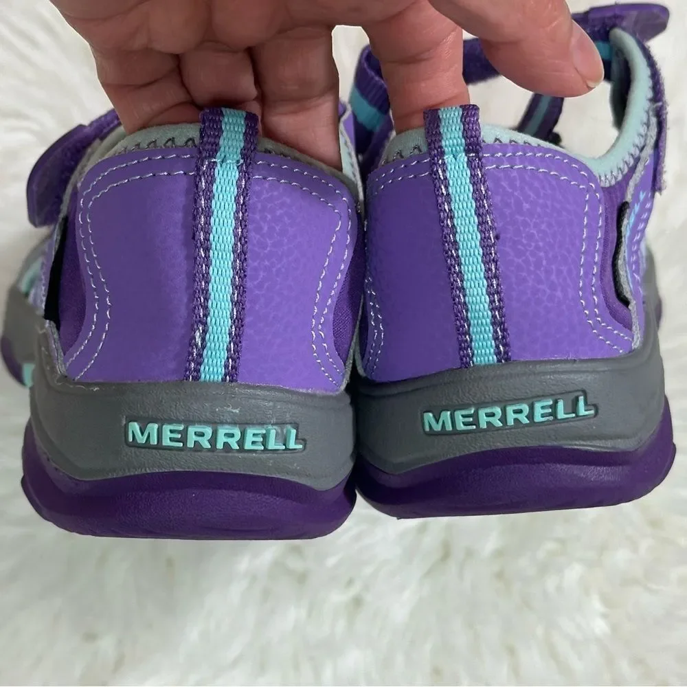 Merrell Kids' Purple hidro hiking waterproof